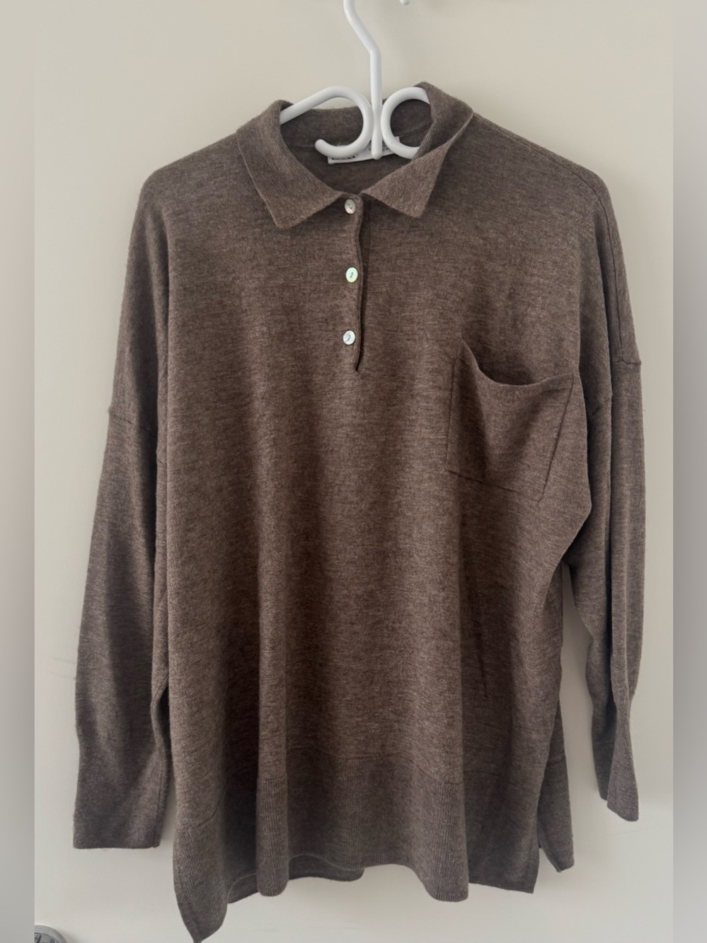 Zara button up sweater